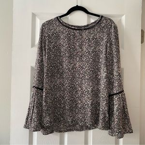 Loft blouse with flowers
